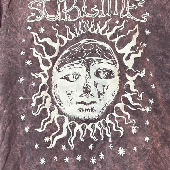 Sublime graphic tee crewneck In Lavender short sleeve T-shirt nwot small - Picture 2 of 5